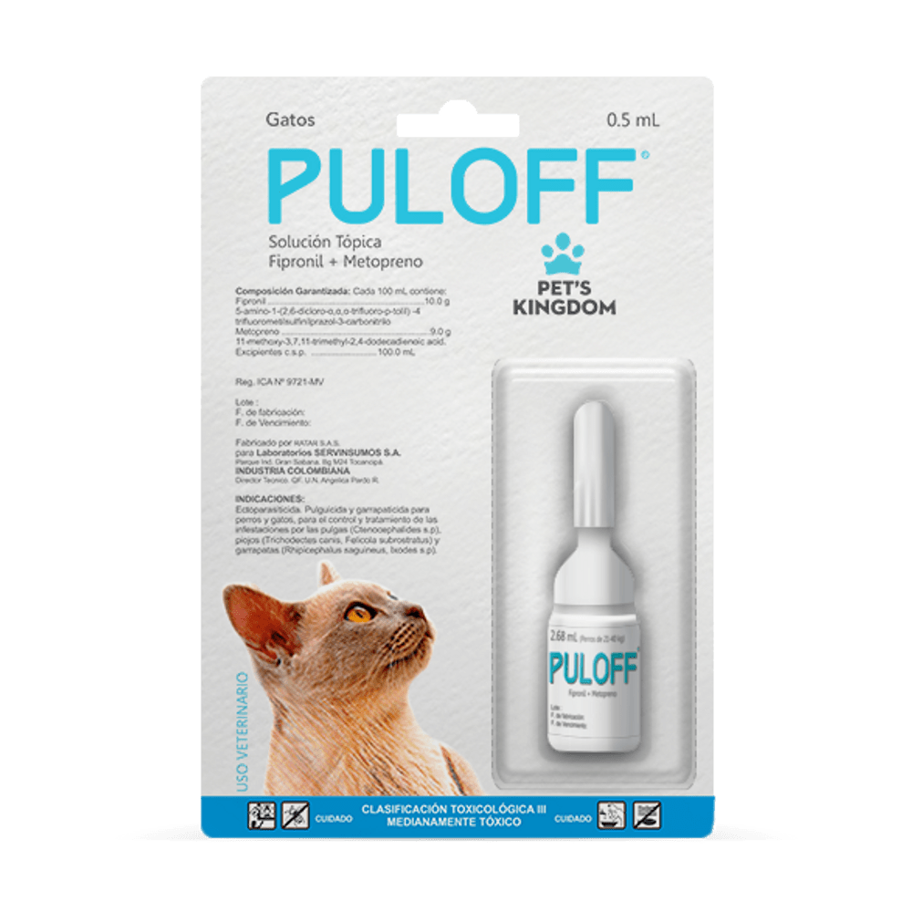 PULOFF X 0.50 ML GATOS