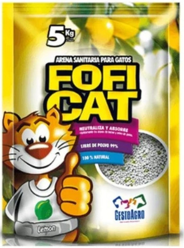 ARENA FOFI CAT X 5 KG LIMON