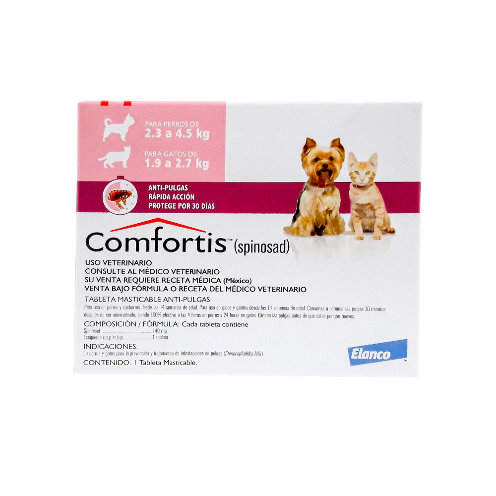 COMFORTIS ROSADO * 140 MG