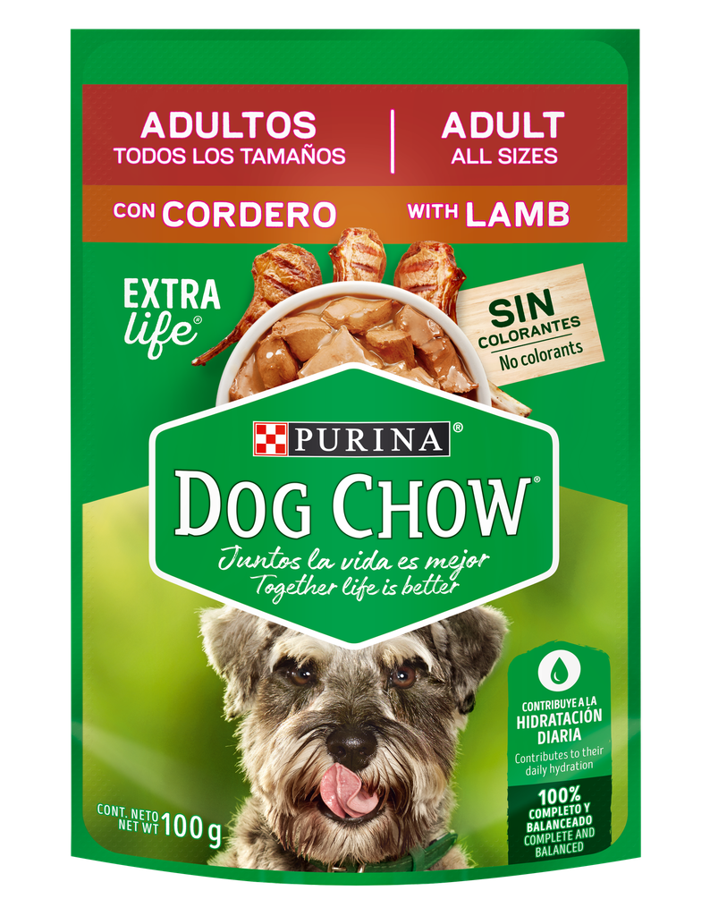 POUCH DOG CHOW ADULTOS 100 GR