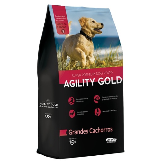 [157079] AGILITY GOLD GRANDES CACHORROS X 1.5 KG