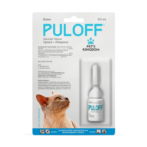 PULOFF X 0.50 ML GATOS