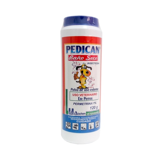 BAÑO SECO PEDICAN INSECTICIDA X 120 GR