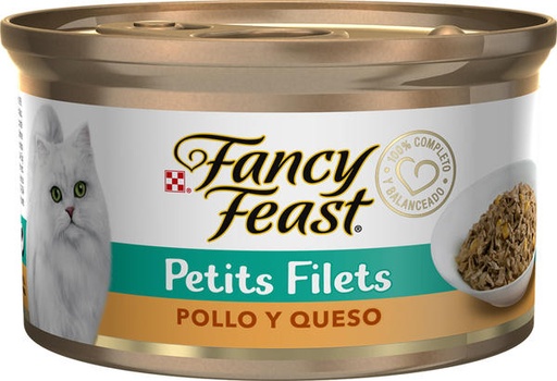 [11057611] FANCY FEAST PETITS FILETS POLLO Y QUESO 85 GR