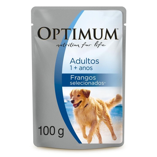 ALIMENTO HUMEDO OPTIMUM PERRO ADULTO POLLO X 100 GR