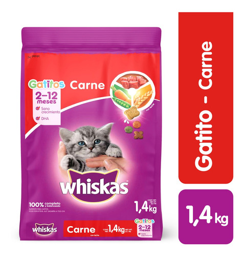 WHISKAS CARNE GATITOS X 1.5 KG