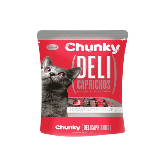 [153936] CHUNKY DELICAPRICHOS NUGGUETS SALMON X 75 GR