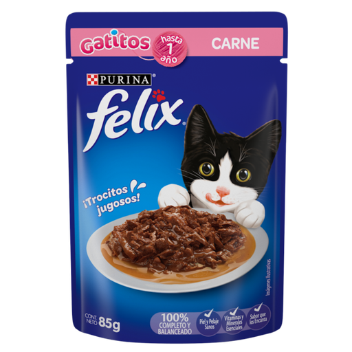 [12434446] FELIX CLASSIC GATITOS CON CARNE 85 GR