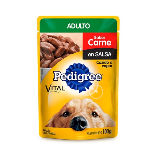 POUCH PEDIGREE ADULTO CARNE 100 GR