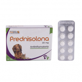 PREDNISOLONA 20MG TABLETAS *30 UNIDADES