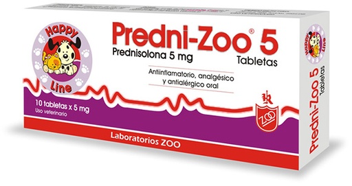 PREDNI ZOO 5MG CAJA X 30TABS