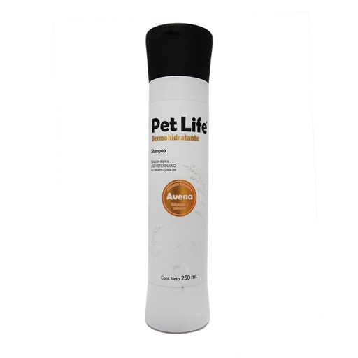 SHAMPOO PETLIFE DERMOHIDRATANTE X 250 ML