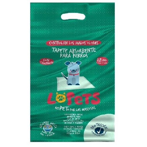 [1732] TAPETE ABSORBENTE LOPETS X 12 UND