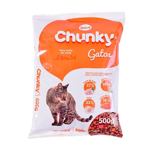 [150201] CHUNKY GATOS NARANJA POLLO X 500 GR