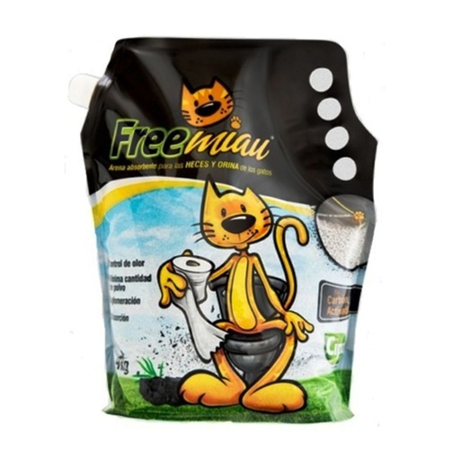 [50454] ARENA FREEMIAU CARBON ACTIVADO X 4 KG