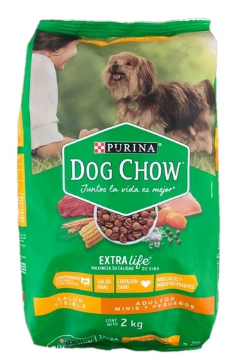 DOG CHOW ADULTO RAZA PEQUEÑA * 2 KG