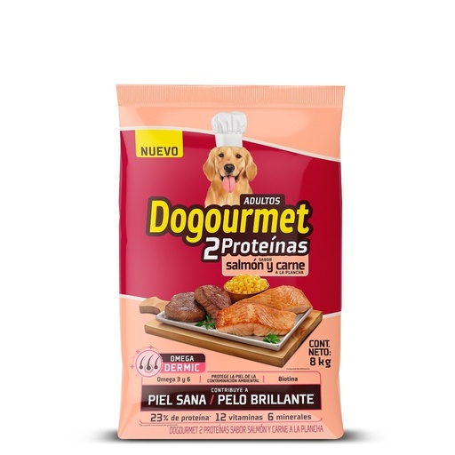 DOGOURMET SALMON Y CARNE X 2 KG
