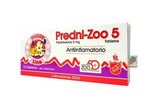 PREDNI ZOO 5MG BLISTER X 10 TABS