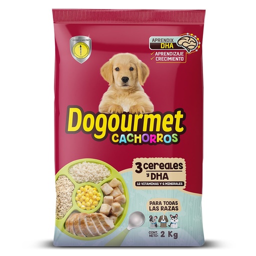 [M857] DOGOURMET CACHORRO 3CEREAL 2KG